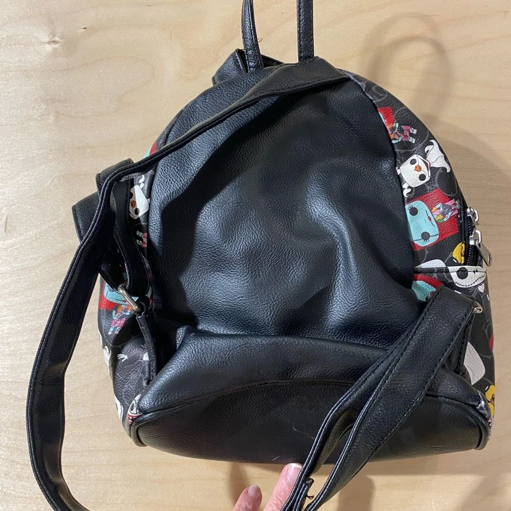 Kids Skull Print Backpack - Black and Red (OC)